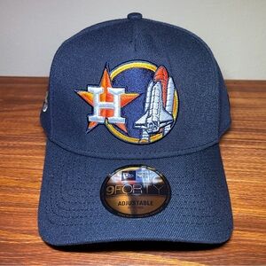 New Era Houston Astros Apollo 11 9Forty A-Frame Adjustable Snapback Cap Hat OSFM